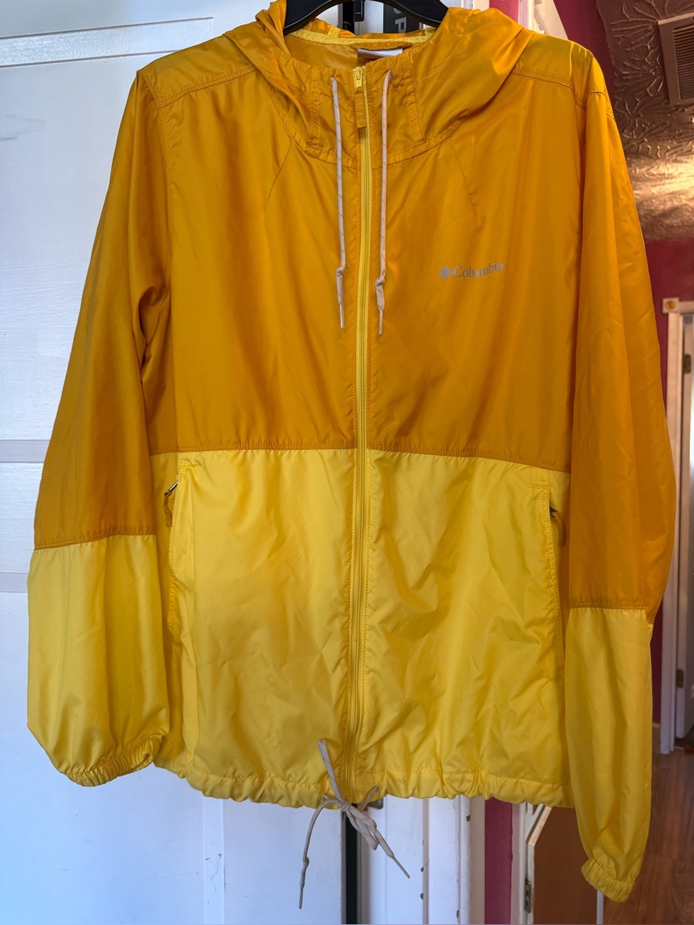Columbia Bright Yellow Packable Jacket